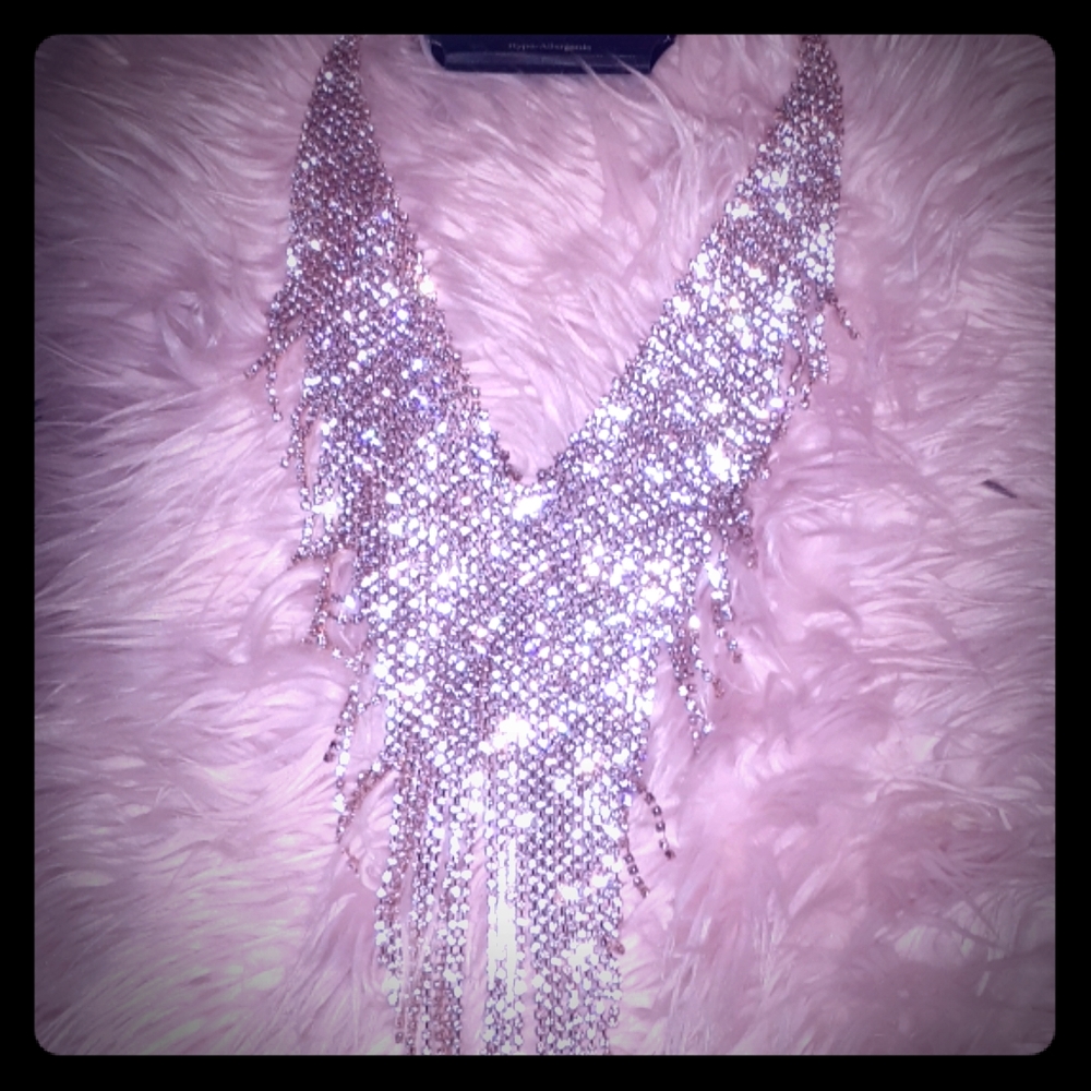 Pink Rosé Gold Necklace